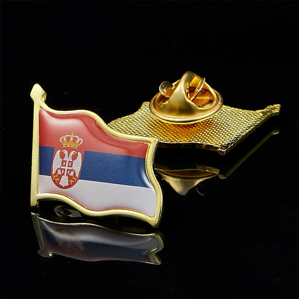 Serbia Flag Pin