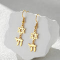 Star of David Chai Women Earrings