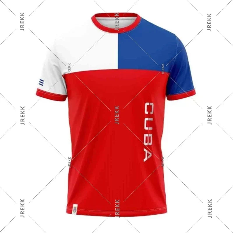 Cuba Flag Men’s T-Shirt – Breathable