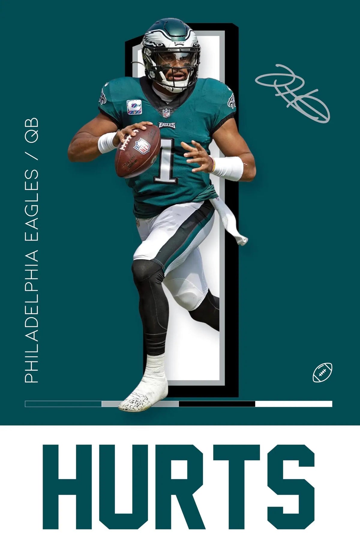 Famous Sports American Football Poster  NFL stars