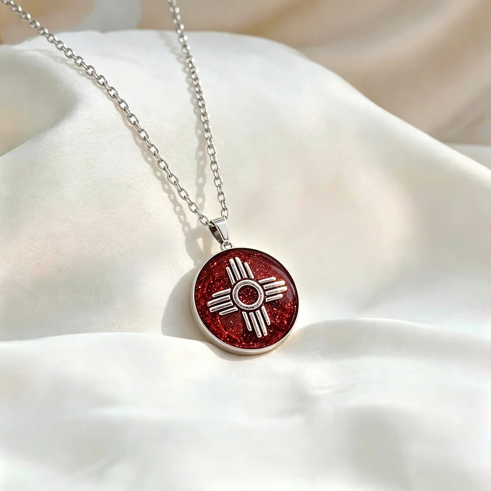 Zia Cross Necklace