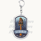 US Travel Keychain