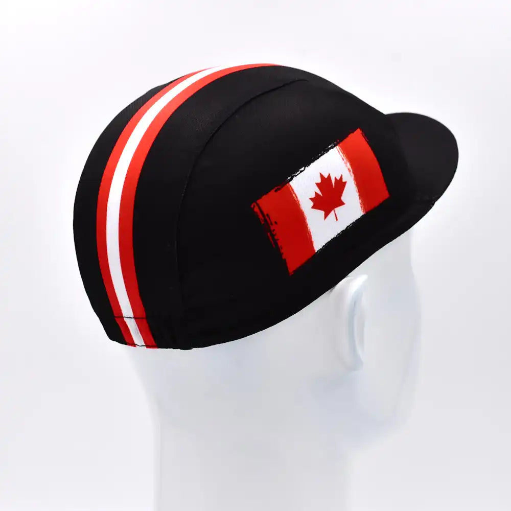 Classic Canada National Flag Pro Team Cycling Cap Riding Outdoor Sports MTB Bicycle Hat