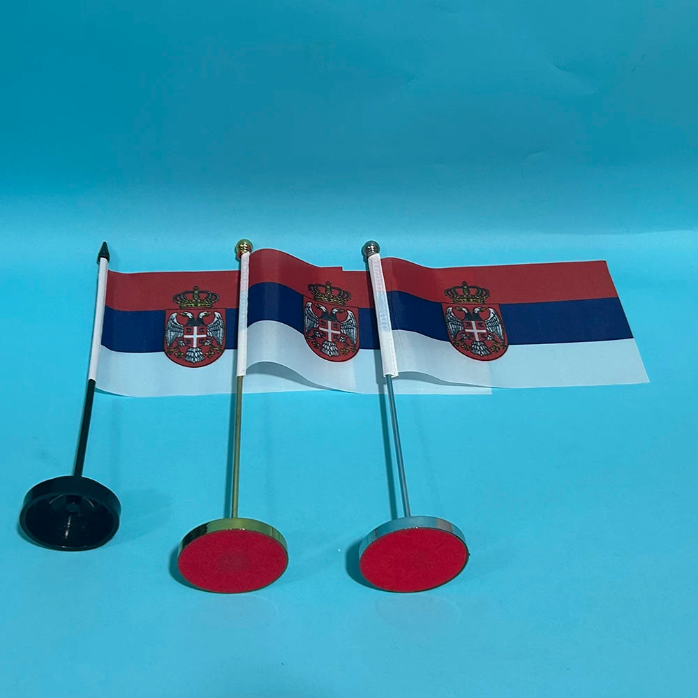 Office Desk Flag of Serbia