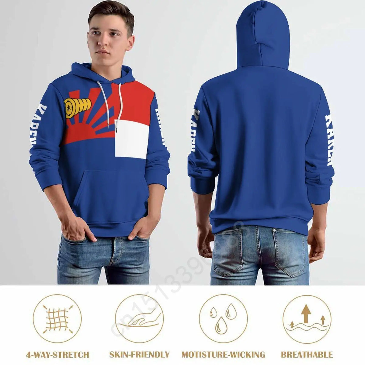 Karen Flag 3D Hoodie Polyester