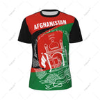 Afghanistan Flag Men Sports T-shirt