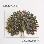 Luxury and fashionable peacock pin