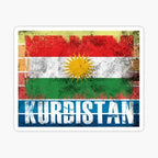 Kurdistan Flag Car Stickers