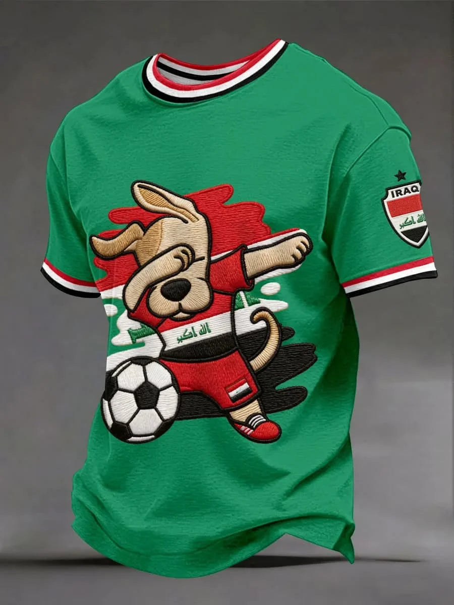 Iraq Team Soccer T Shirt