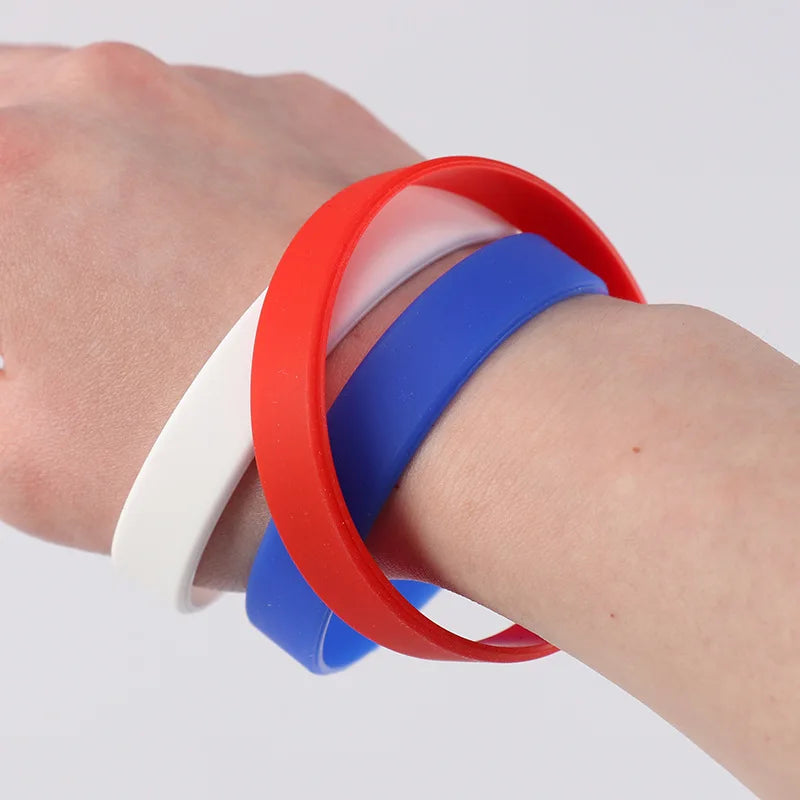 Mexico Flag Wristbands 2pc Silicone – Unisex