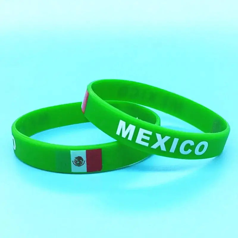 Mexico Flag Bracelets