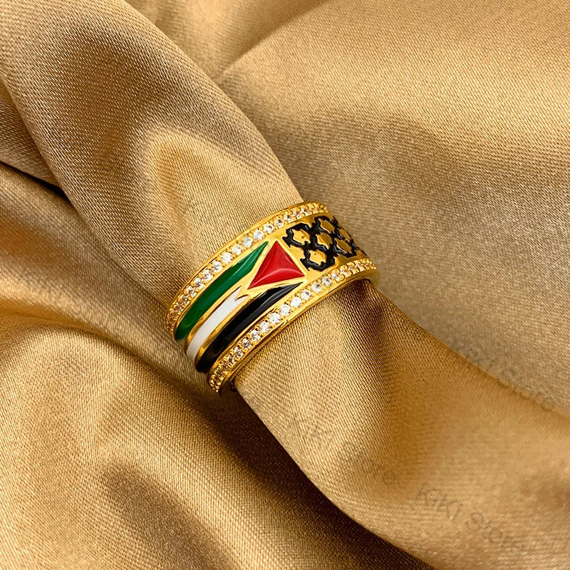 Kufiya Zircon Rings