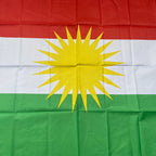 xvggdg 90*150 سم علم كردستان علم كردي معلق من البوليستر وعلم كردستان واللافتات