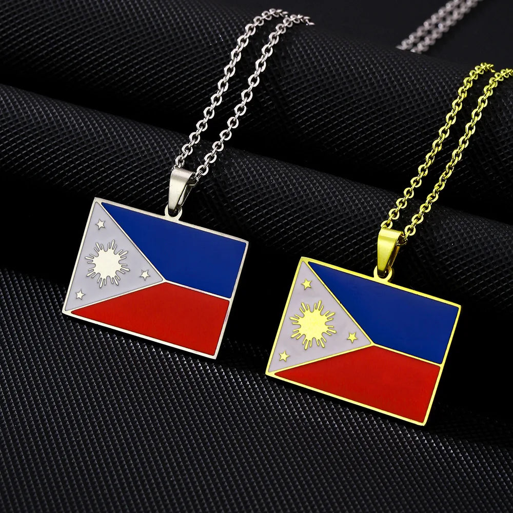 Philippine Flag Necklace