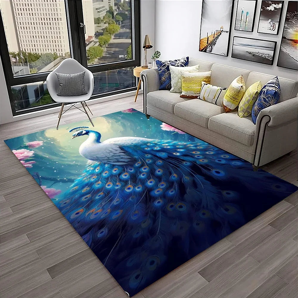 Peacock Rug Doormat