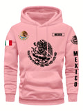Hoodie Sweatshirt Mexican Flag Eagle – Warm Casual Top