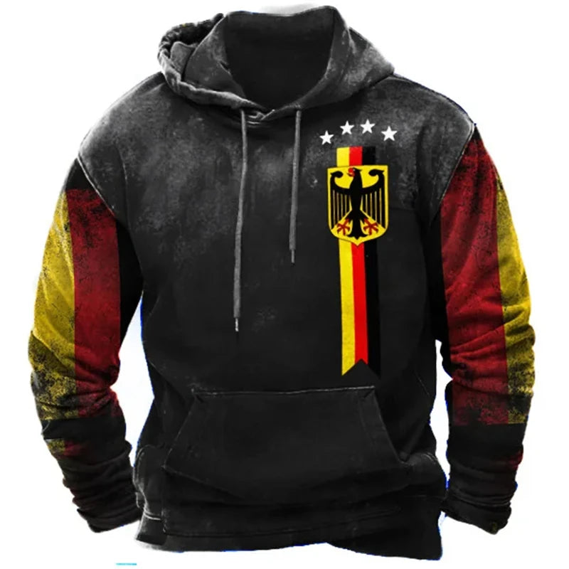 Vintage Germany Flag Hoodie