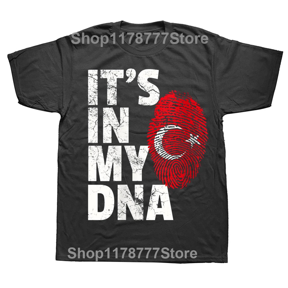IT'S IN MY DNA Turkey Turkish Flag T Shirts