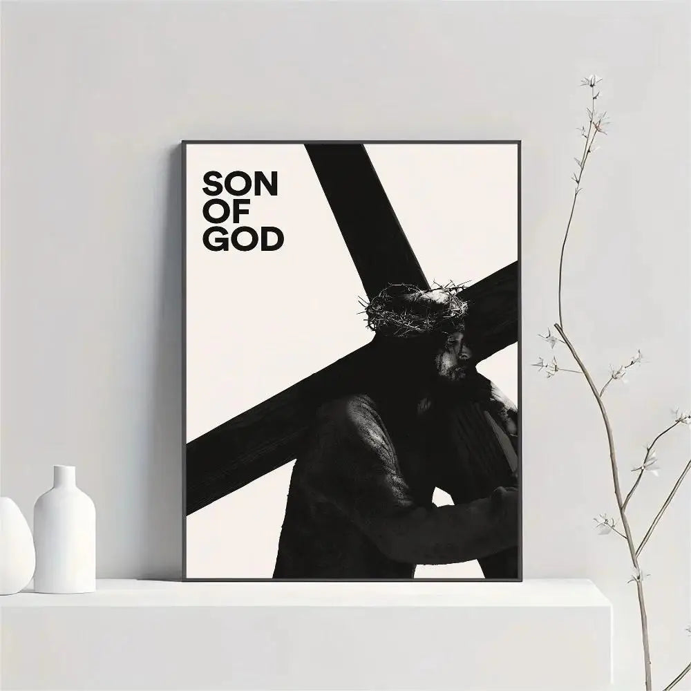 Jesus Cross Holy Light Posters