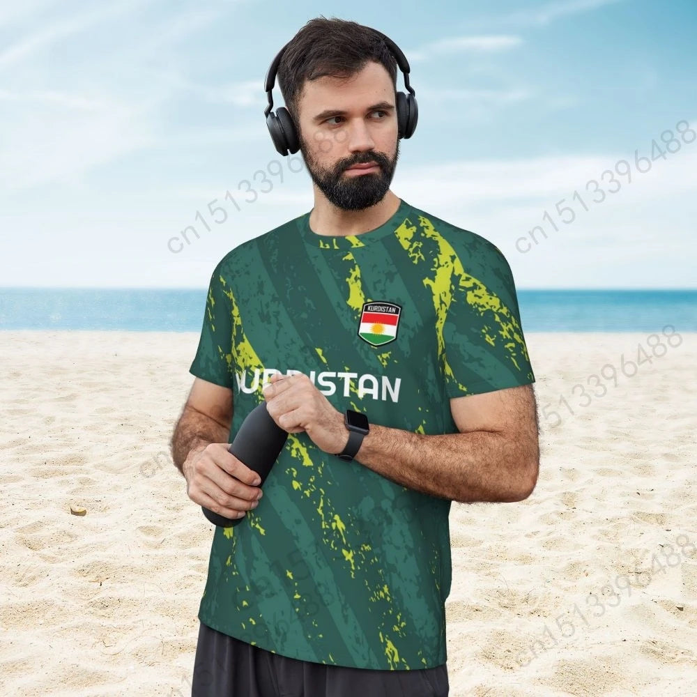 Kurdistan Flag 3D Printed T Shirt