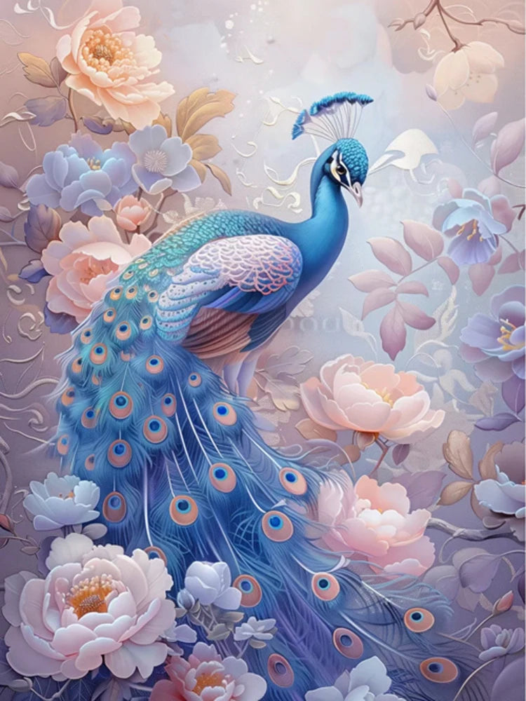 Peacock Diamond Art Kit