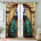 Peacock Gothic Curtains