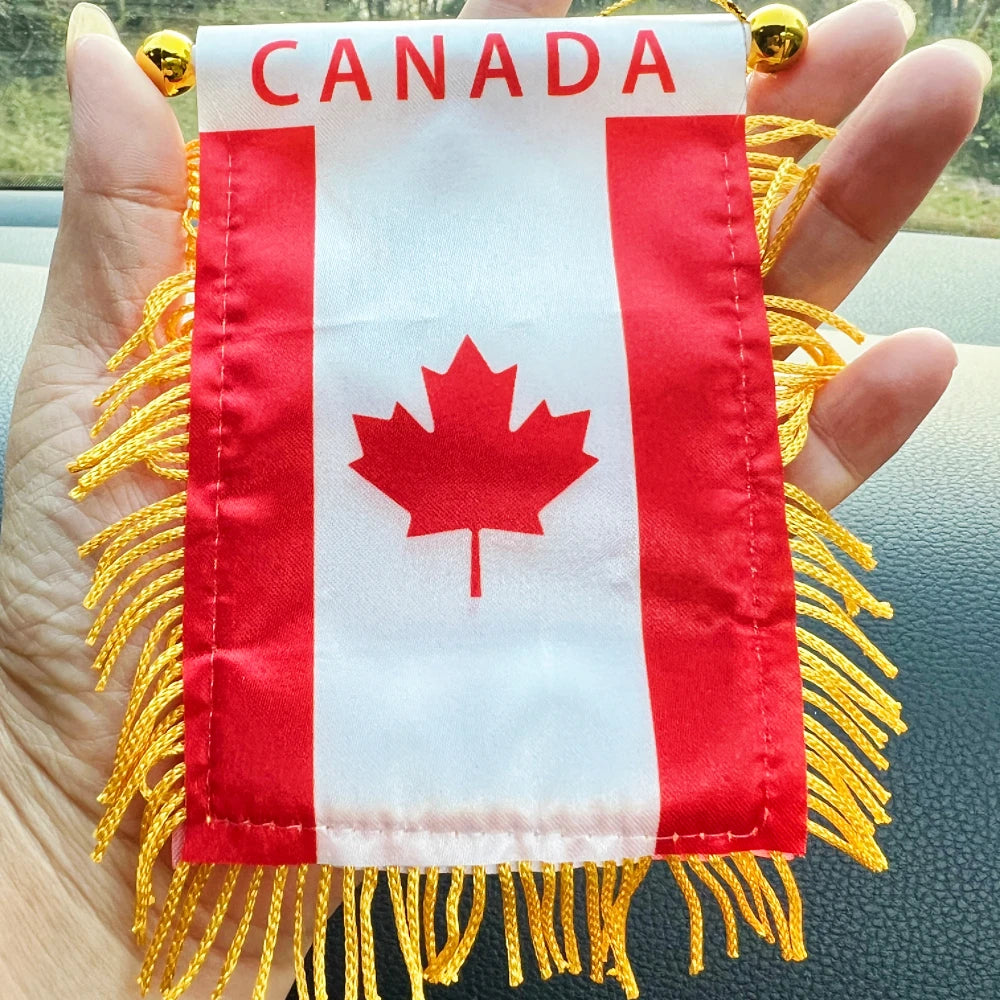 Car Window Flags Canadian
