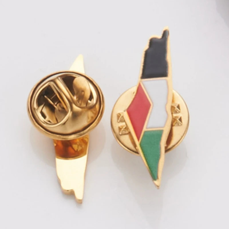 Palestine Brooch – Stainless Steel