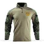 Afghan Flag Design Men's Long Sleeve Combat Uniform