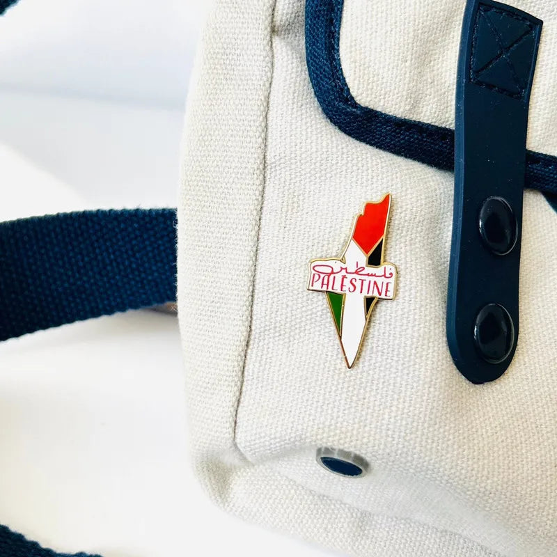 Palestine Brooch – Stainless Steel