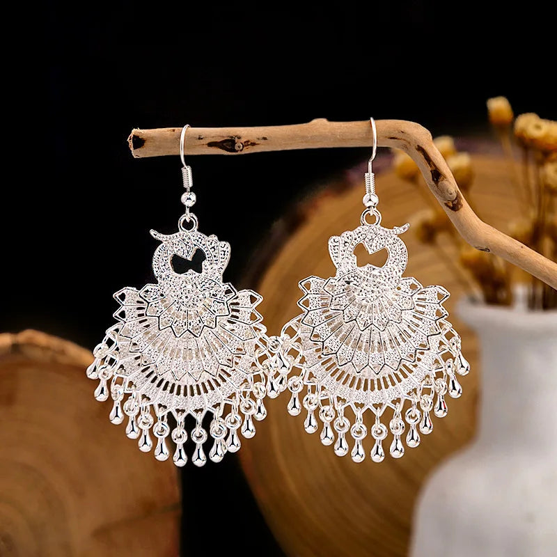 Peacock Earrings