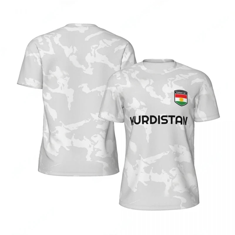 KURDISTAN 3D Print Sports Quick-dry Breathable Men T-shirt