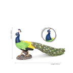 Plastic Farm Life Peacock Toy Figure