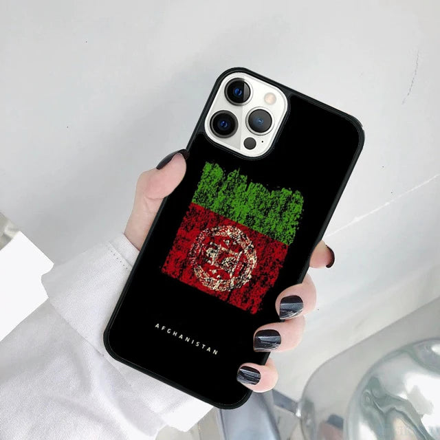 Afghan Flag Phone Case Cover For iPhones