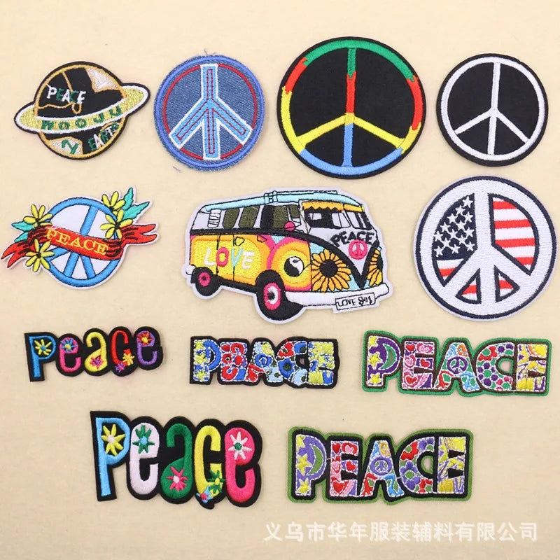 10PCS/BULK Embroidery Cloth ace Sticker