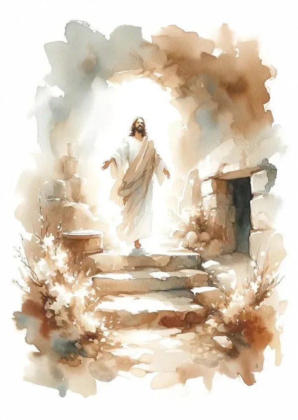 Jesus Sketch Canvas Posters