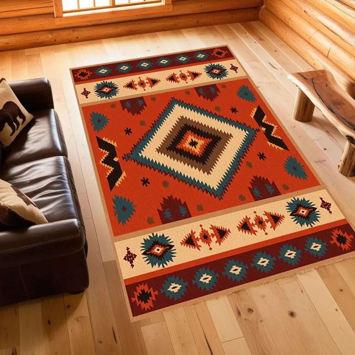 Southwestern Tribal Area Rug