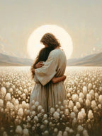 Jesus With Woman Christian Posters Savior