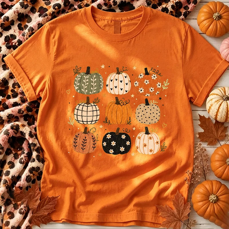 Vintage Pumpkin Fall Vibes T-shirts