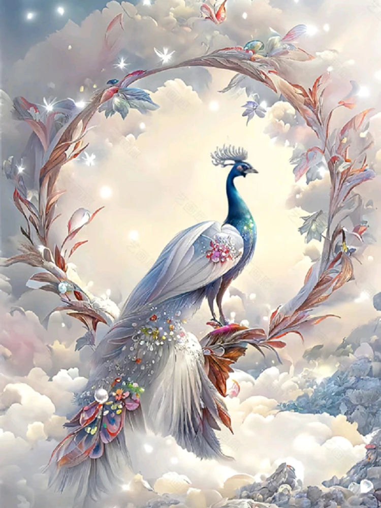 Fantasy Peacock Painting