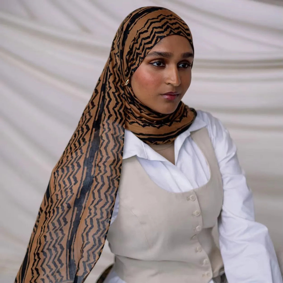 Cotton Linen Scarf