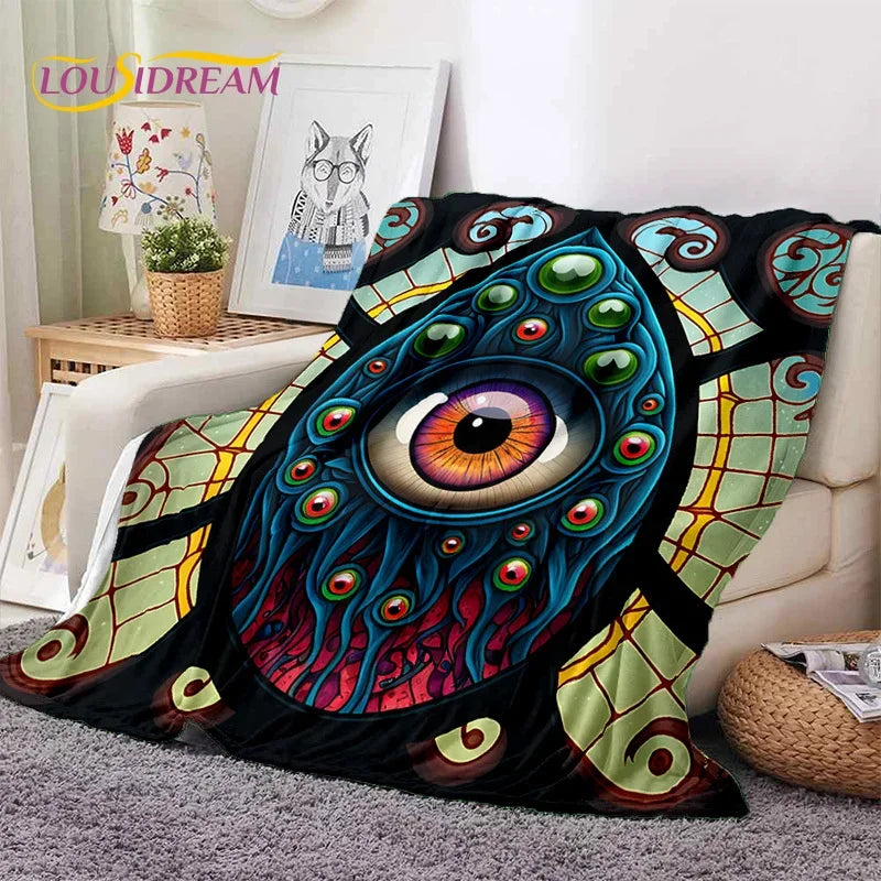 3D Evil Eye Blanket