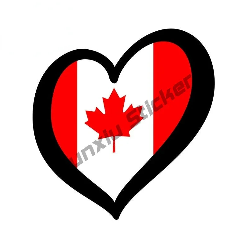 Canada Flag Sticker Map Skull Stickers Canadian Vinyl Decal Canada Maple Car Motorcycle Logo Decal Laptop Phone Tablet PVC Decor
