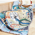Bohemian Thread Quilt Multi-functional Sofa Leisure Blanket