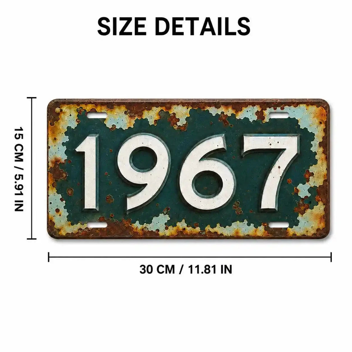Vintage Montreal Canada Cityscape License Plate