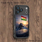 Kurdistan Flag Art Emery Case For iPhones