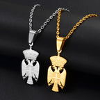 Serbia Eagle Pendant Necklace – Stainless Steel