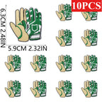 10/12PCS  Wholesale Embroidery Patches Rugby for Clothing