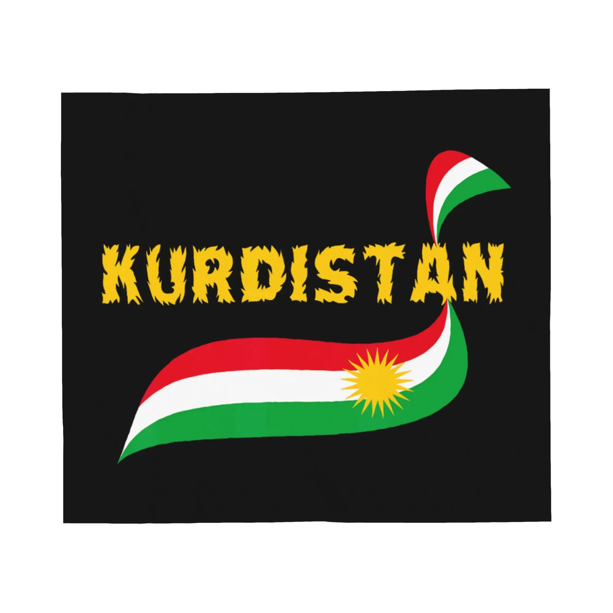Kurdistan Flag Blankets