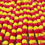 Artificial Marigold Flowers Day of The Dead, and Diwali Home Decor